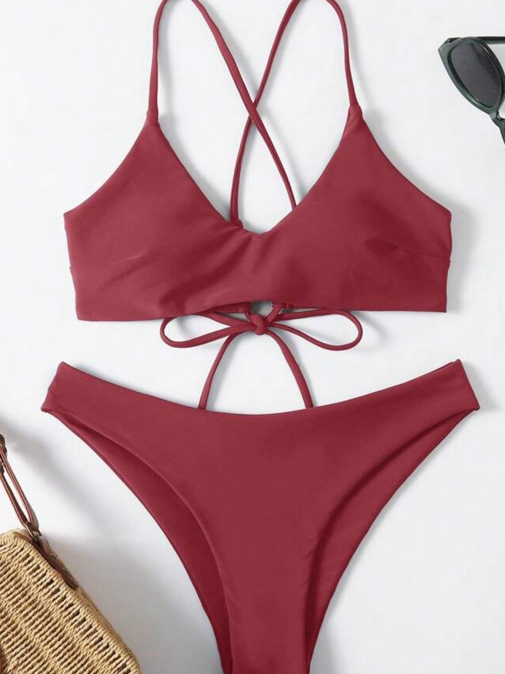 Women's Bikini Set in Burgundy